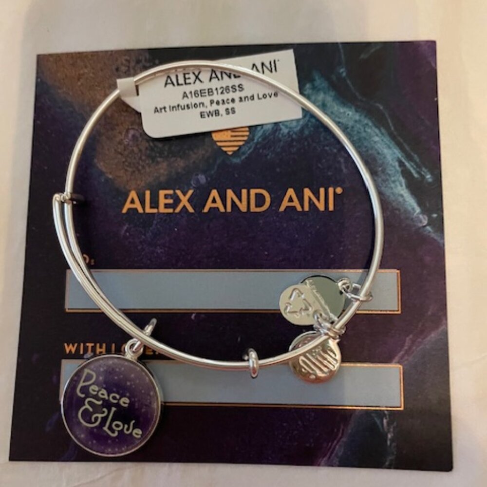 Alex and Ani Peace & Love Bracelet